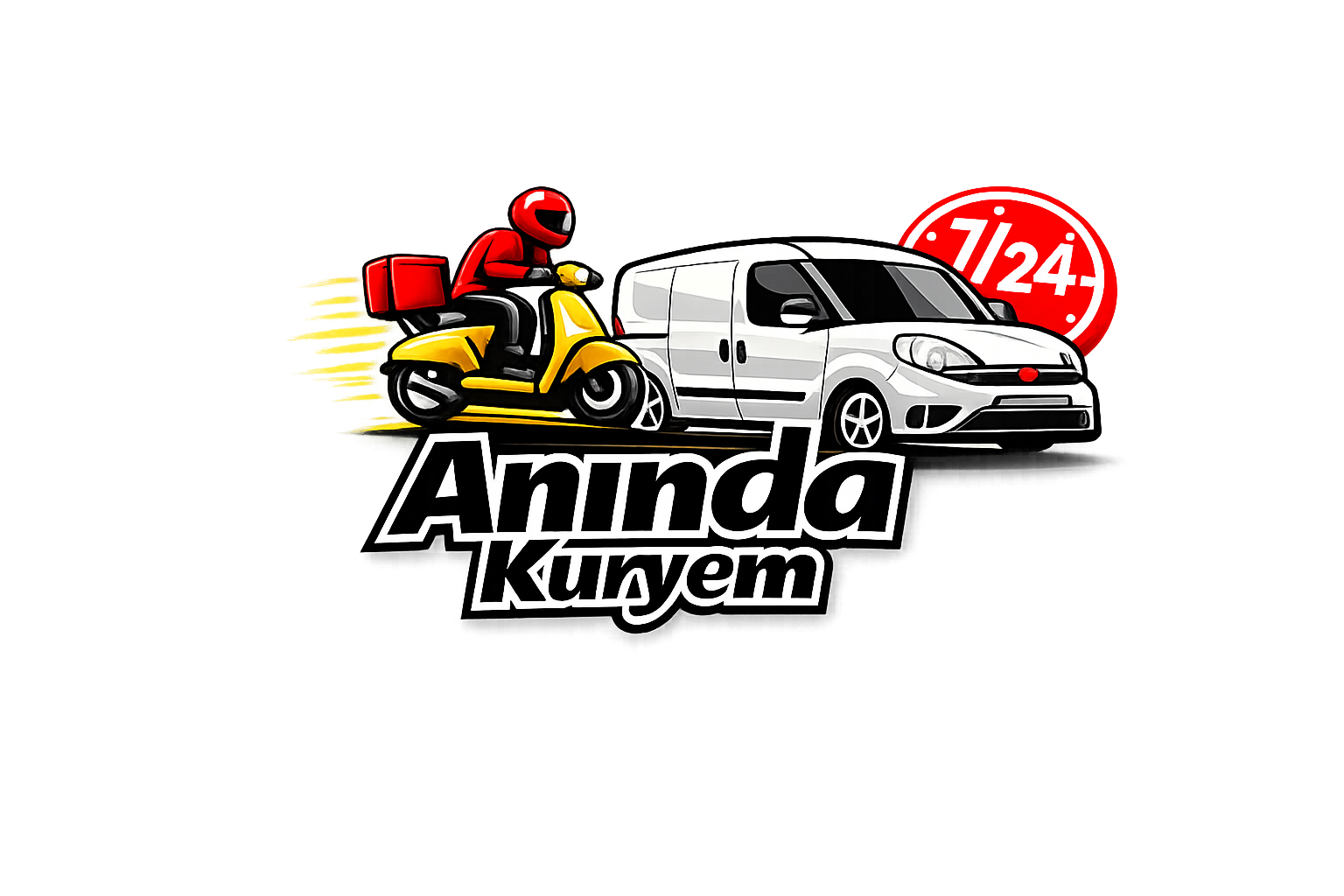 Anında Kuryem logo tasarımı